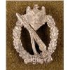 Image 1 : Nazi WWII Silver Infantry Assault Badge Die Struck