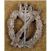 Image 2 : Nazi WWII Silver Infantry Assault Badge Die Struck