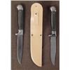 Image 2 : TWO IMPERIAL VINTAGE FIXED BLADE KNIVES