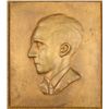 Image 1 : BRASS PLAQUE OF JOSEF GOEBBELS-NAZI PROPAGANDA MINISTER