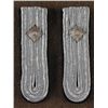 Image 1 : WWII Original Nazi Silver Shoulder Boards Pair w/ Pips