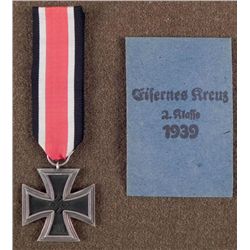 WWII Original Nazi Iron Cross w/ Ribbon & Envelope