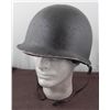 Image 1 : US WWII/KOREAN WAR COMBAT HELMET & LINER W/STRAPS