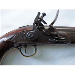Original 1830 circa flintlock horsemans pistol