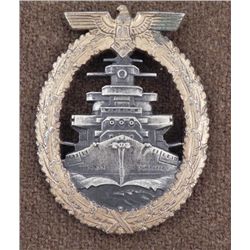 WWII Repro Nazi Naval High Seas Service Badge RS & S