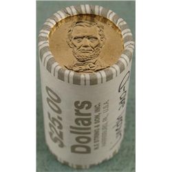 1 Bank Roll 2010-D UNC Lincoln Presidential Dollars