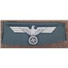 Image 1 : NAZI M43 CAP EAGLE ORIGINAL NOT ISSUED