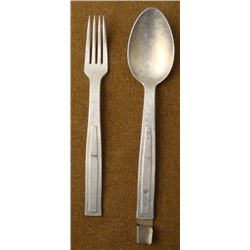 GERMAN WWII FIELD SPOON & FORK