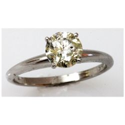 Diamond 1.13 ctw Solitaire 14k White Gold