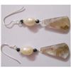 Image 1 : Natural 26.00 ctw Semi Precious Earring .925 Sterling