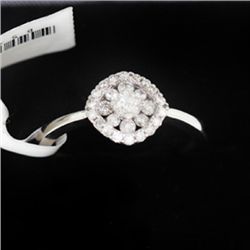 2.85g 14k White Gold Diamond Ring