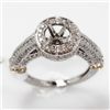 Image 1 : 6.23g 14k White Gold Diamond Ring