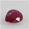 Image 2 : Natural Ruby Pear Cut 9x11mm 1 pc per lot 3.45ctw