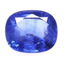 Natural 4ctw Ceylon Sapphire Emerald Cut Stone