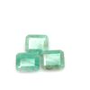 Image 1 : Natural 22.69ctw Emerald Emerald Cut (3) Stone