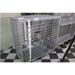 GREY COMMERCIAL GRADE LOCKABLE SECURITY CAGE