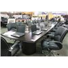 Image 1 : NIGHT SHADE 20FT BOARDROOM TABLE