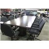Image 1 : NIGHT SHADE 10FT BOARDROOM TABLE
