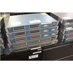 LOT OF 5 CISCO CATALYST 3500 SERIES XL NETWORK