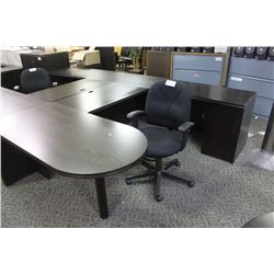 NIGHT SHADE RH U-SHAPE EXECUTIVE DESK