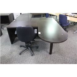 NIGHT SHADE LH P TOP L-SHAPE DESK