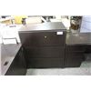 Image 1 : NIGHT SHADE 3 DRAWER LATERAL FILE CABINET