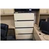 Image 1 : LACAST MAPLE 4 DRAWER LATERAL FILE CABINET