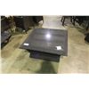 Image 1 : GLASS TOP PATIO COFFEE TABLE