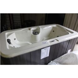 CAL SPA 2 PERSON HOT TUB WITH 18 STAINLESS STEEL