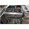 Image 1 : 2 BURNER GAS COOKTOP WITH STAINLESS STEEL STAND