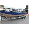 Image 1 : BOAT WITH EASY LOADER TRAILER & MERCURY OUTBOARD