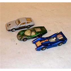 3 matchbox cars: Blue Shark no 91, Ford Group