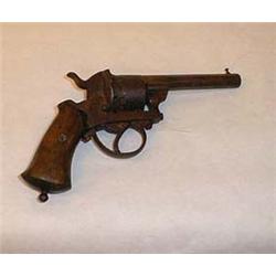Lefaucheaux revolver, French 1860-1870, 9 mm,
