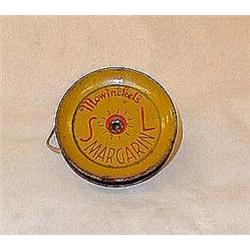 Yo-Yo in tin from Mowinckel in Bergen, Norway