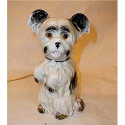 Perfume lamp shaped as a dog, works well, goo