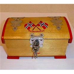Box from Holmenkollen in Oslo, Norway, made o