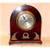Image 1 : Electrified mantel clock in wooden case with