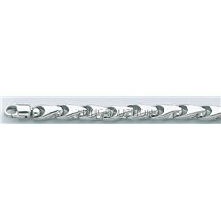 BULLET 24" 100 grs 14kt W Gold