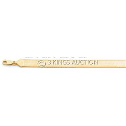HERRING BONE 22in. 36.7 grs 14kt Y Gold