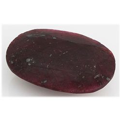 Ruby 107ct Loose Gemstone 40x25mm Oval Cut