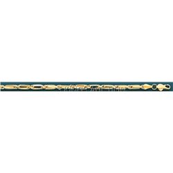 BAGUETTE LINK 70 4.0mm 22in. 23.1 grs 14kt Y Gold
