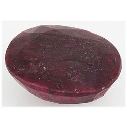Ruby 281ct Loose Gemstone 40x35mm Oval Cut