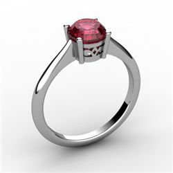 Garnet 1.00 ctw Ring14kt White Gold