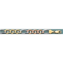FICONNUCI 3 COLOR 250 10.7mm 26in. 103.3 grs 14kt 3tone
