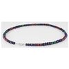 Image 2 : 171.36ctw Natural Multi-Color Rondelles Necklace