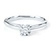 Image 2 : 0.85 ct Round cut Diamond Solitaire Ring, G-H, SI2