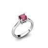 Image 1 : Ruby 1.05ctw Ring 14kt White Gold