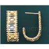 Image 1 : BOLA COLLECTION Earring 5 grs 14kt 3tone Gold