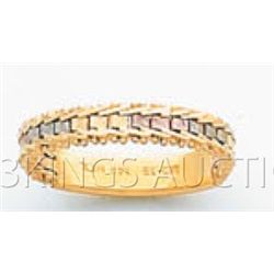 BOLA COLLECTION Ring 2.4 grs 14kt 3tone Gold