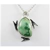 Image 1 : 36.ctw Turrquoise Silver Pendant